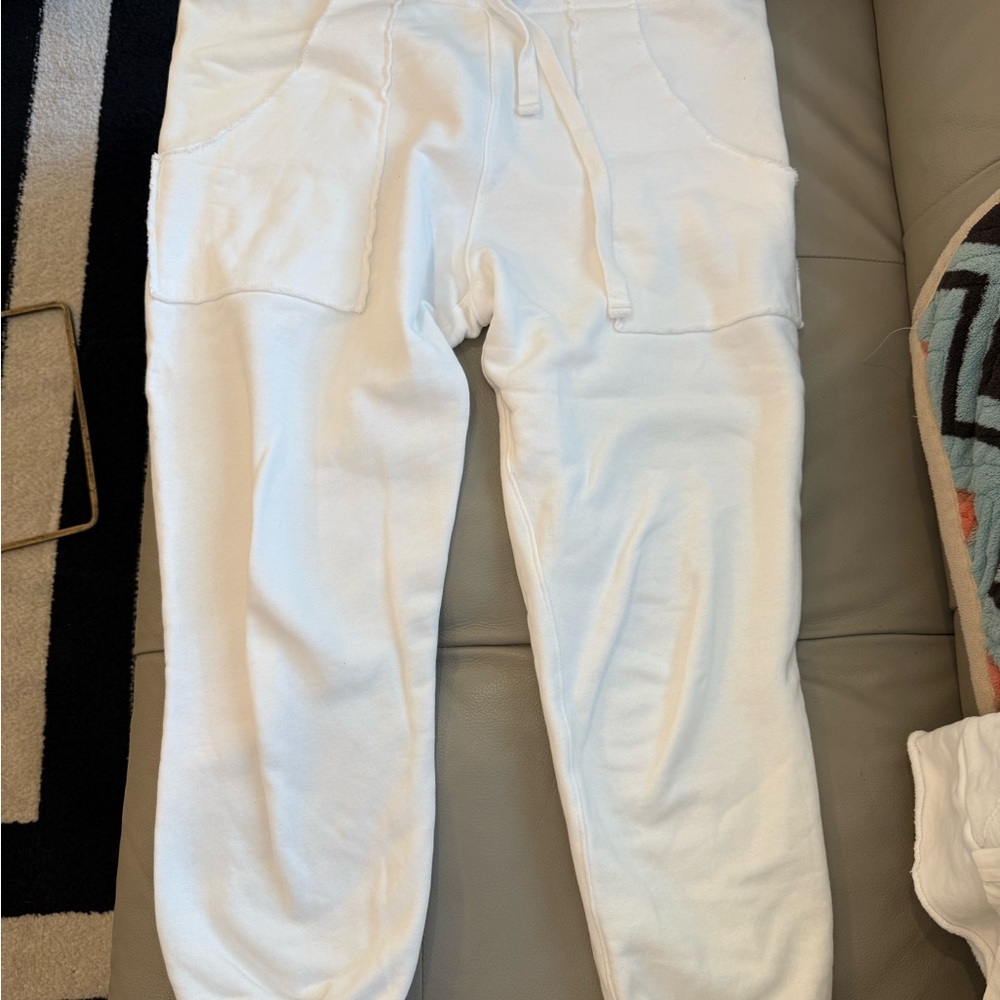Frank & Eileen White Jogger Pants
